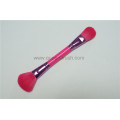 Professional Double Ended Red Nylon Haar Pulver Make-up Pinsel